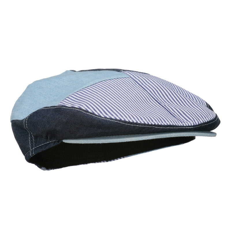 Boy's Denim Patchwork Ivy Cap