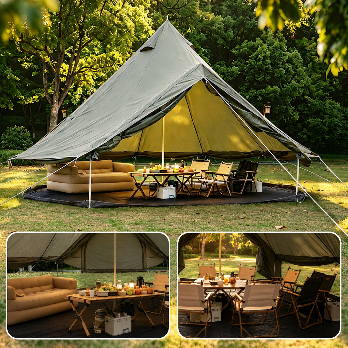 Oxford Bell Tent for Family Camping, photo 2 of 10