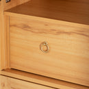 K&K 71' Tall Arched Kitchen Pantry Cabinet with Adjustable Shelves