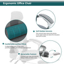 Walker Edison | Mesh High Back Ergonomic Office Desk Chair