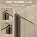 27-28" W × 72" H Frameless Pivot Shower Door by HouseOfZazla