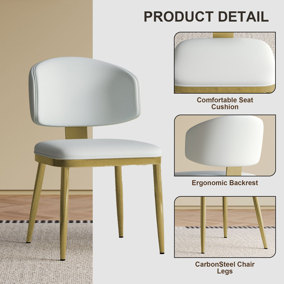 Modern Dining Chairs For Kitchen (Set of 2), photo 12 of 19