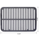 Oval Cast Iron Grill Outdoor Portable Charcoal Tabletop Skillet