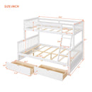 Bunk Bed With Ladders And 2 Storage Drawers by Unique Piece Furniture