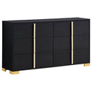 Marceline 4-piece Eastern King Bedroom Set Black
