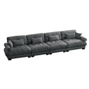 Super Comfort Oversized Modular Sectional Sofa, Deep Seat Convertible L Shaped Couch by Unique Piece Furniture