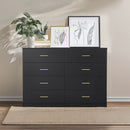Modern Drawer Dresser For Bedroom, Ample Storage Wide Chest Of Drawers by HouseOfZazla