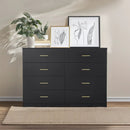 Modern Drawer Dresser For Bedroom, Ample Storage Wide Chest Of Drawers by Unique Piece Furniture