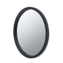 Circle Wall Mirror With Wooden Frame for Living Room