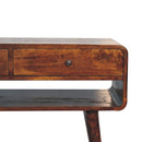 Sonata - Chestnut Console Table by HouseOfZazla