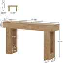 Console Table, Extra Long Narrow Sofa Table for Living Hallway by HouseOfZazla