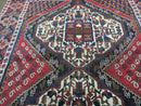 4' X 5.5' Vintage Handmade Turkish Tribal Wool Rug Medallion Nice