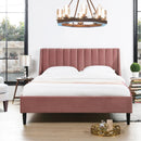 Aspen - Vertical Tufted Modern Headboard Platform Bed Set by Unique Piece Furniture