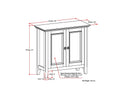 Amherst - Handcrafted Low Storage Cabinet by HouseOfZazla