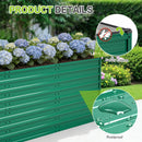 2-Pack 93.7" x 31.5" x 32.3" Raised Garden Bed with Ergonomic No-Bend Design by HouseOfZazla