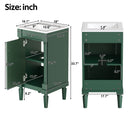 French Style Bathroom Cabinet With Sink, Adjustable Shelf