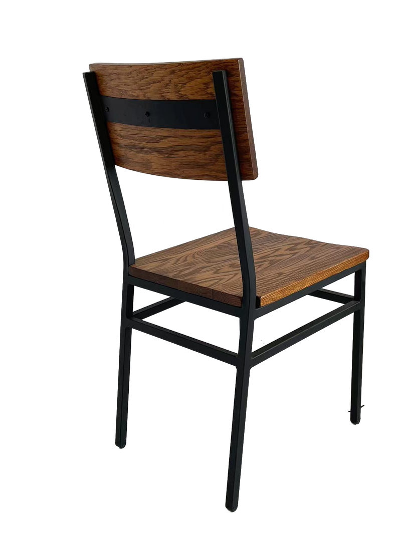 Set of 2 Assembled Commercial-Grade Farmhouse Style Dining Chairs, photo 6 of 6