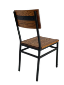 Set of 2 Assembled Commercial-Grade Farmhouse Style Dining Chairs