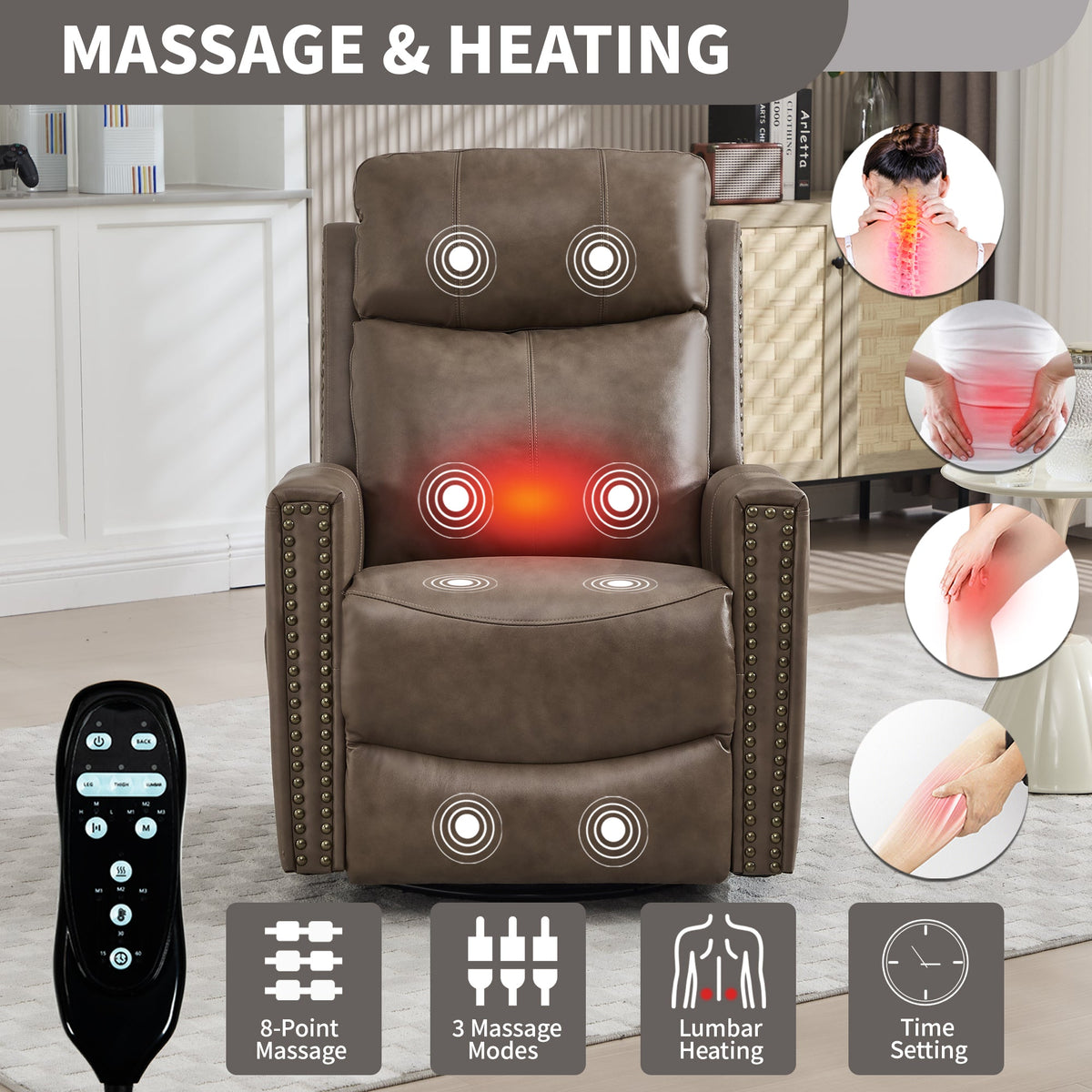 Comfortmax Camel Recliner, photo 8 of 10