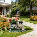Sitting Pug Dog Planter Statue by HouseOfZazla