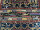 3' X 4.5' Antique Handmade Turkish Tribal Wool Rug Double Saddle Bag Nice