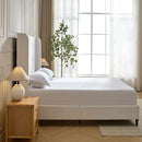 Harper - Tall Headboard Upholstered Bed / High Headboard / Elegant Simplicity / No Box Spring Needed by Unique Piece Furniture