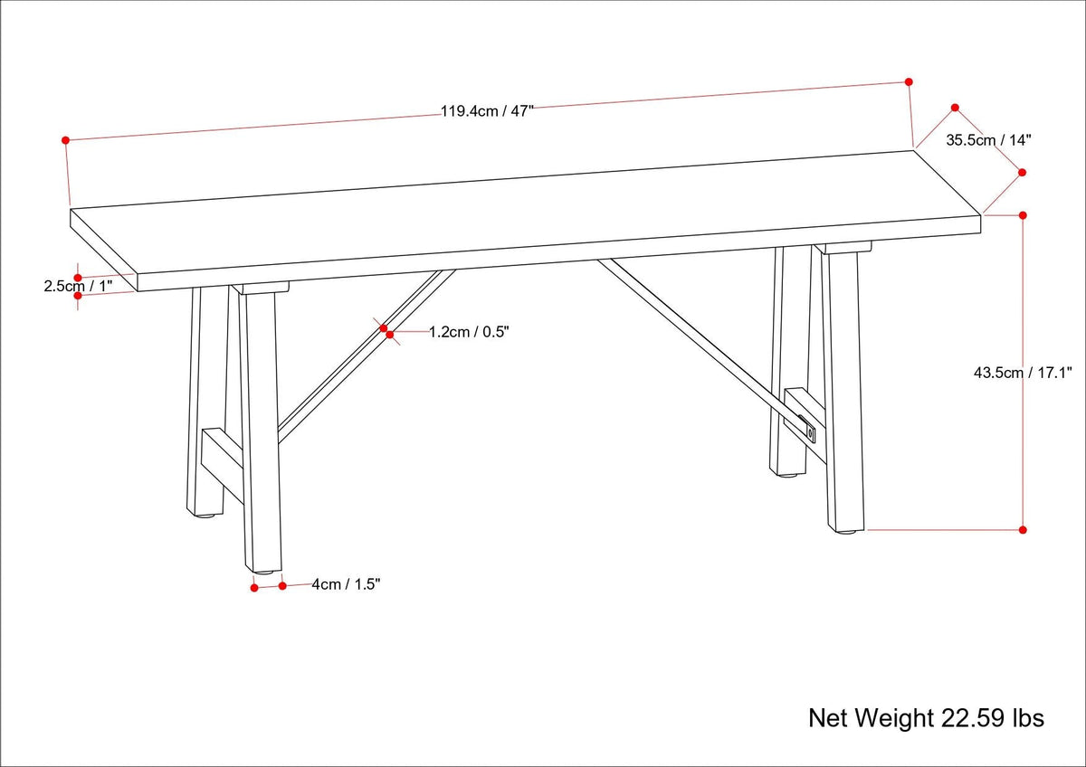 Harvey - Bench - Natural, photo 7 of 10