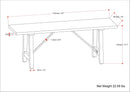 Harvey - Bench - Natural by HouseOfZazla