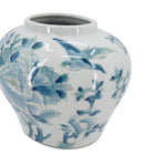 7.9x6.3x13" Porcelain Ginger Jar