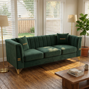 FX-P82B-GR Velvet Sofa
