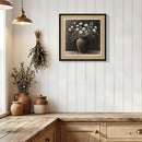 Artistic Path Abstract Flower Bouquet Wall Art - Ancient White by HouseOfZazla