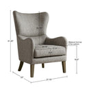 Arianna Swoop Wing Chair by HouseOfZazla