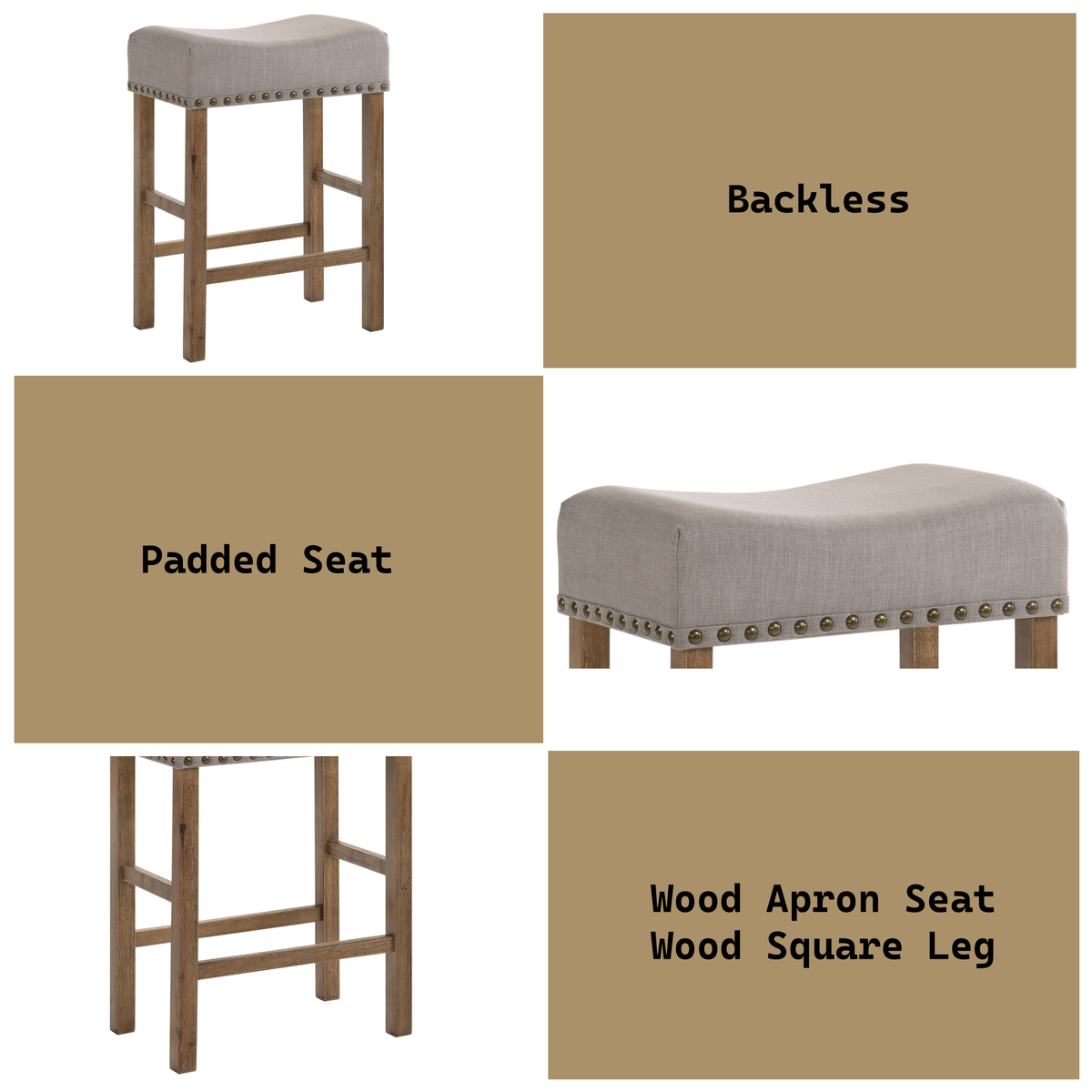 Martha II Dining Stool, photo 5 of 5