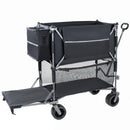 55" Heavy Duty Double-Layer Wagon with Brakes by HouseOfZazla