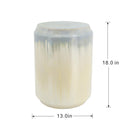 Florence Reactive Glaze Ceramic Garden Stool