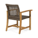 Hampton Dining Chair Set of 2 - Brown by HouseOfZazla