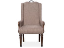 Durango - Wood Upholstered Host Arm Chair (Set of 2) - Willadeene Brown
