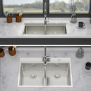 Topmount Drop In Kitchen Sink With Double Bowl Design