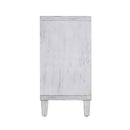 Accent Cabinet 4 Door Wooden Cabinet Sideboard Buffet Server Cabinet Storage Cabinet, For Living Room, Entryway, Hallway, Office, Kitchen And Dining Room - White Wash by HouseOfZazla