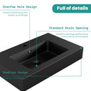 BB02-30-109 Integrated Engineered Solid Surface Basin Matt by HouseOfZazla