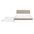 Platform Bed Frame With Trundle, USB Ports And Slat Support, No Box Spring Needed by Unique Piece Furniture
