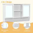 Double Sink Bathroom Vanity Set with Wall Mount Mirror Cabinet by HouseOfZazla