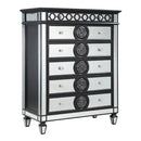 Varian II - Chest - Mirrored, Black & Sliver