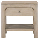 Solano 1-drawer Nightstand Bedside Table Weathered Mango