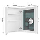 20'' W x 26'' H Frameless Mirror Medicine Cabinet
