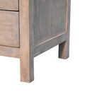 Acid Wash 2-Drawer Open Bedside Table