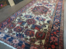 5.5' X 10.5' Antique Handmade Indian Floral Oriental Wool Rug Tribal Veg Dye Nice