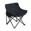 2 Pieces Outdoor Camping Chairs Folding / Portable, Comfortable Seating, Durable Steel Fram by HouseOfZazla