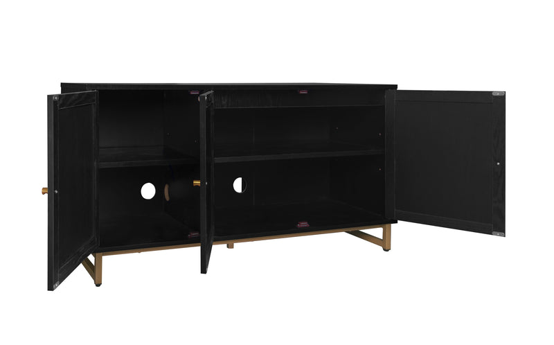 3 Door Cabinet,Sideboard Accent Cabinet, Storage Cabinet for Living Room, Hallway Entryway Kitchen