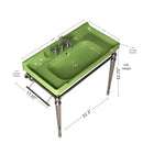 VICI 36" Bathroom Console Sink, Wall-Mounted